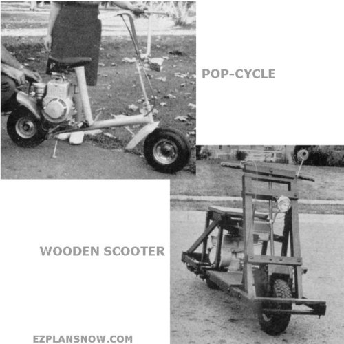 Product picture Pop-Cycle and Wooden Scooter Plans