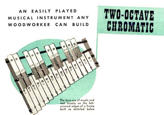 Product picture Vintage Two-octave Xylophone/Marimba Plans